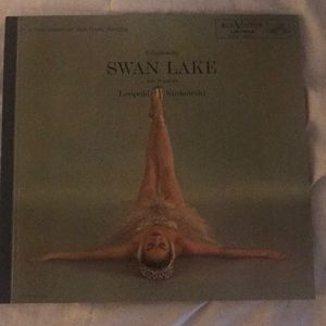 Vintage swan lake record